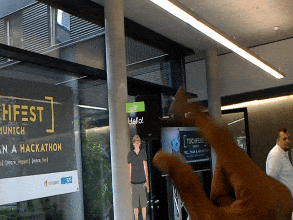 Visual Reality Presentation of the Hololense App #1