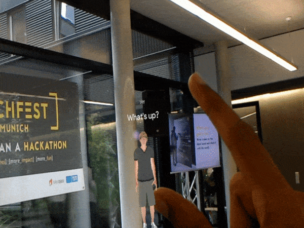 Visual Reality Presentation of the Hololense App #2